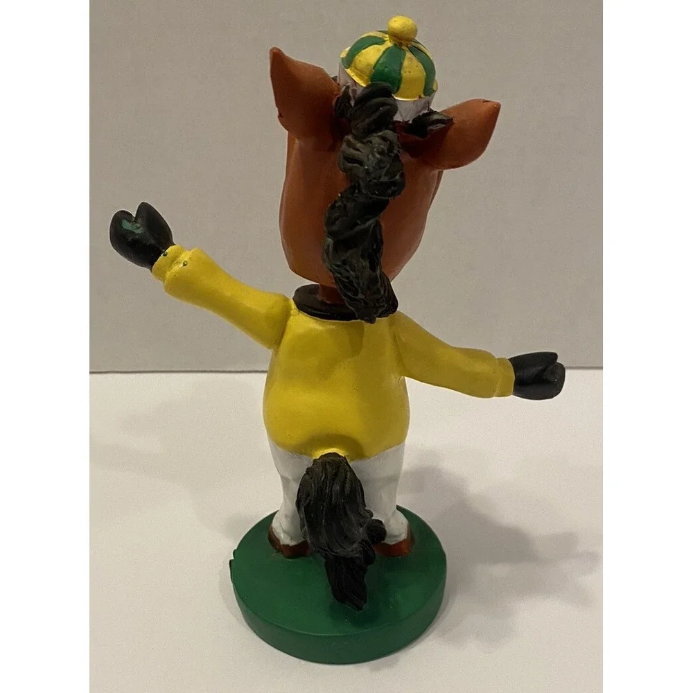 Vintage Louisiana Downs Bobblehead Nodder Horse Racing Hat Anthropomorphic